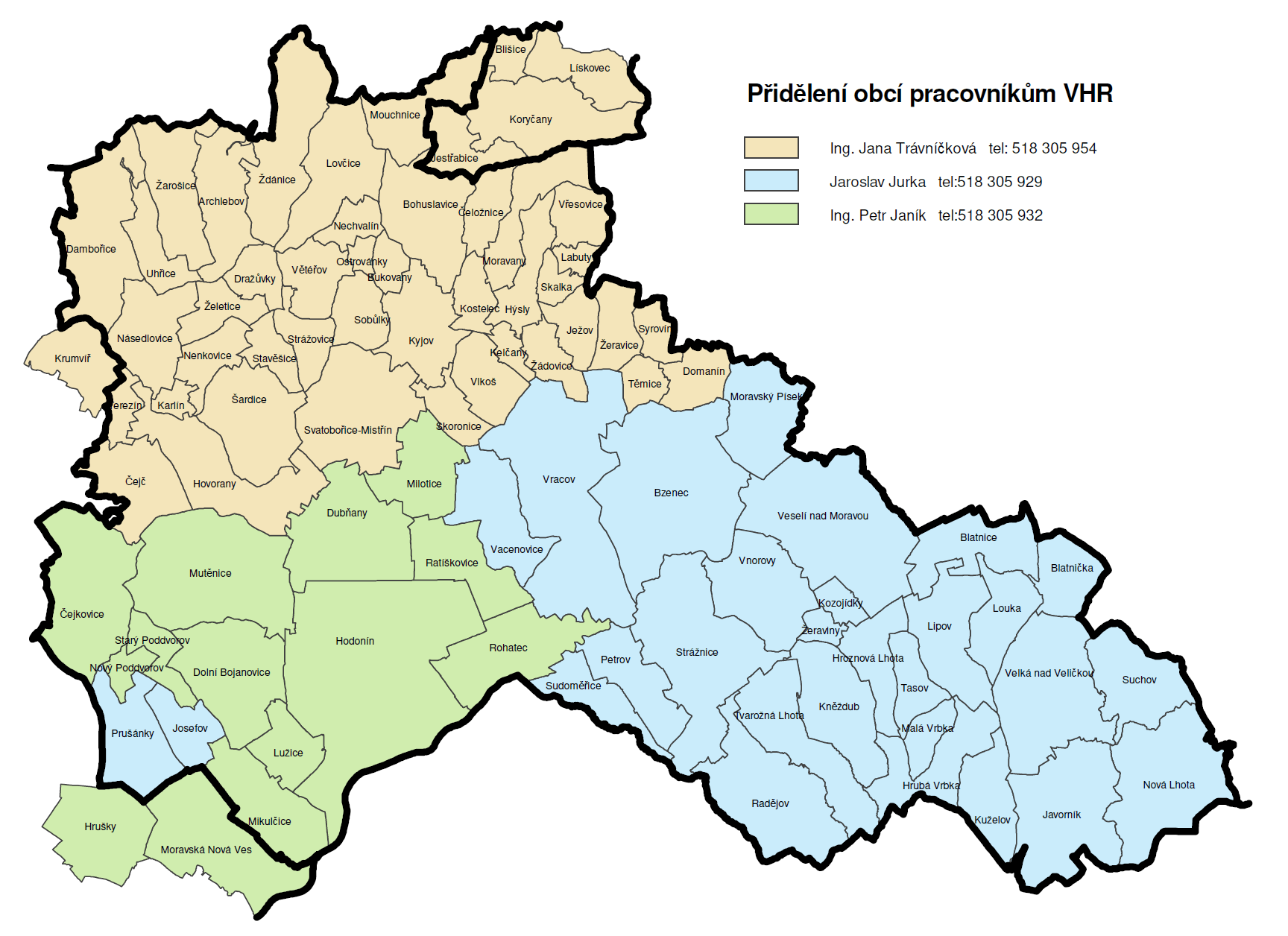VHR Mapa